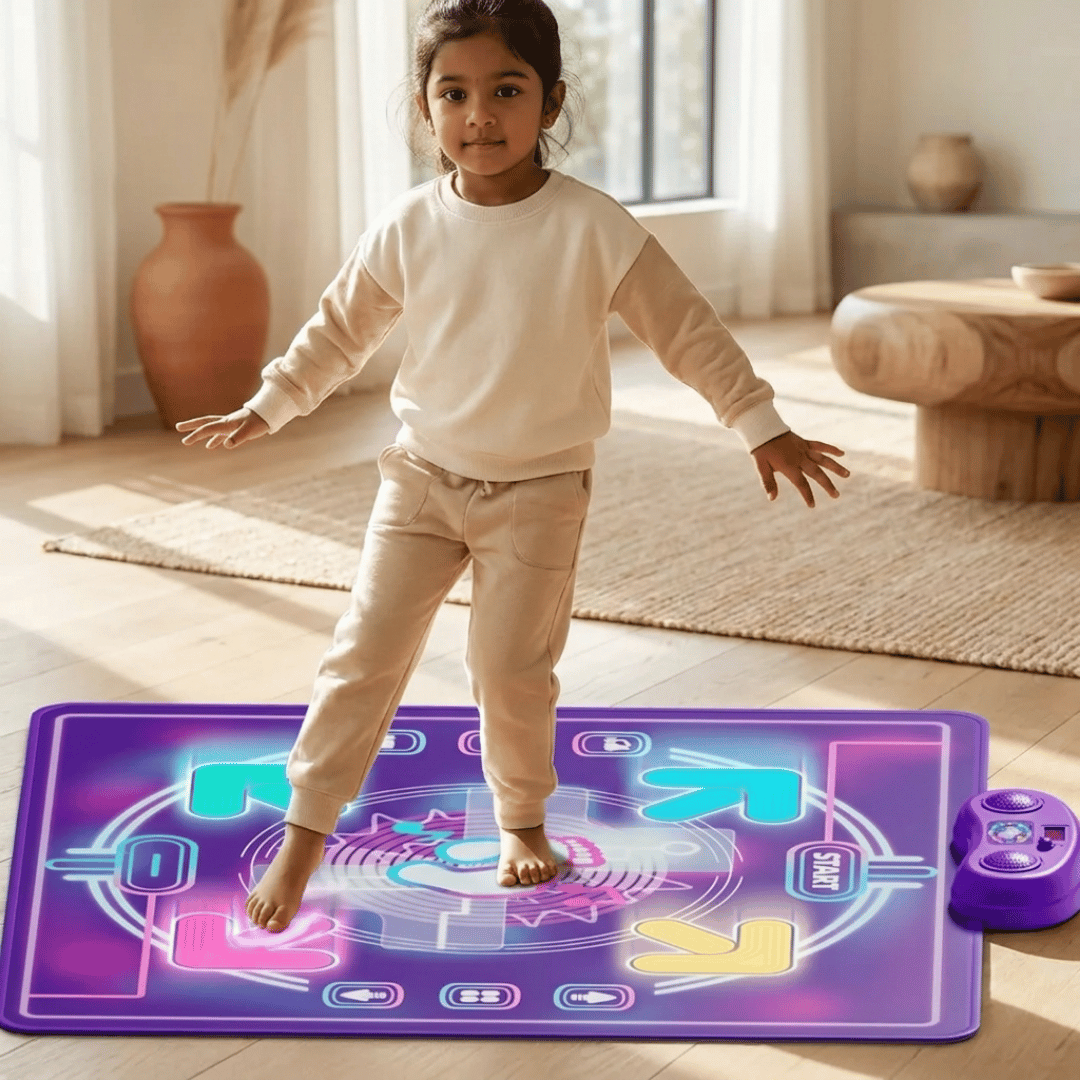 Homero 6 Game Modes Musical Dance Mat with Bluetooth - 90x90cm