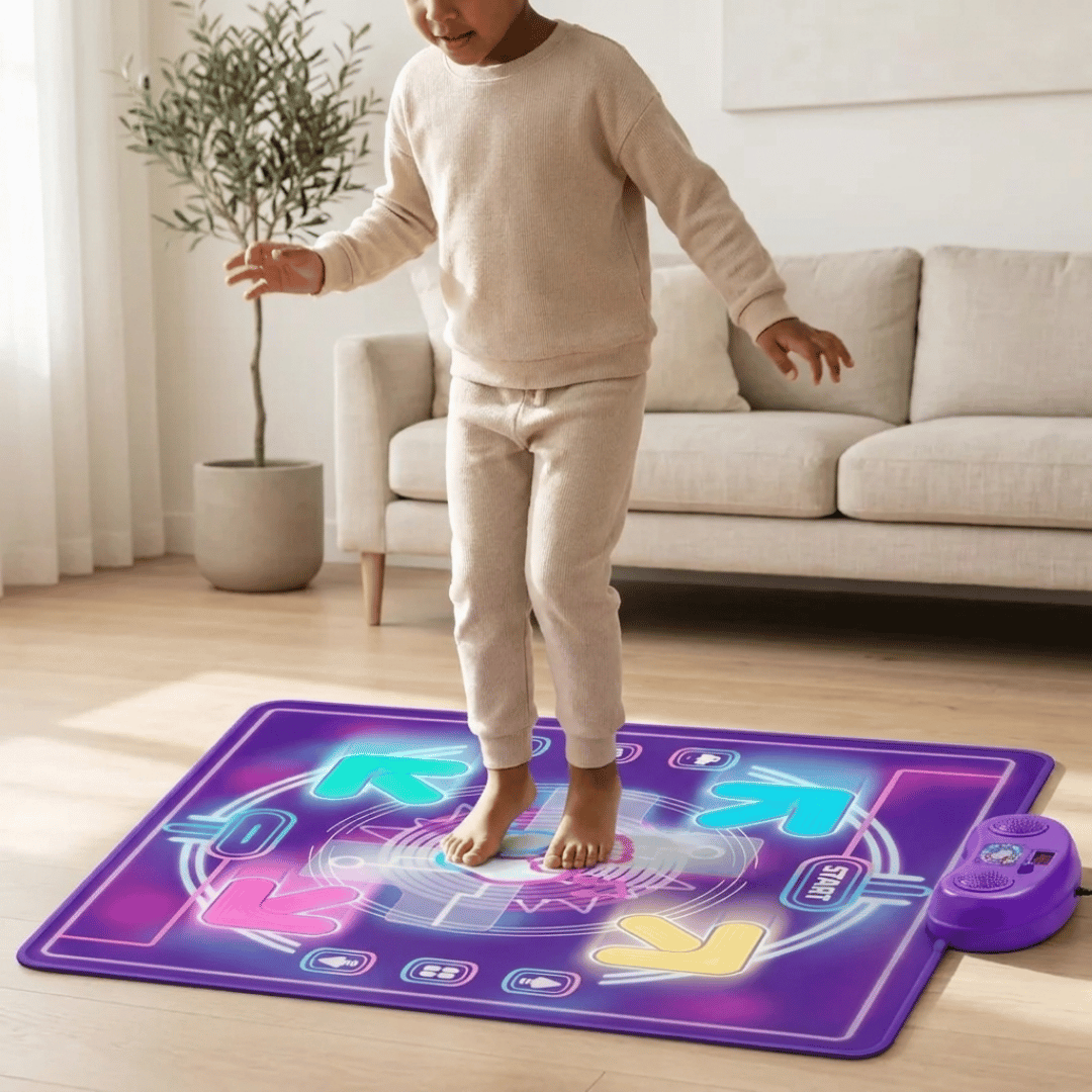 Homero 6 Game Modes Musical Dance Mat with Bluetooth - 90x90cm