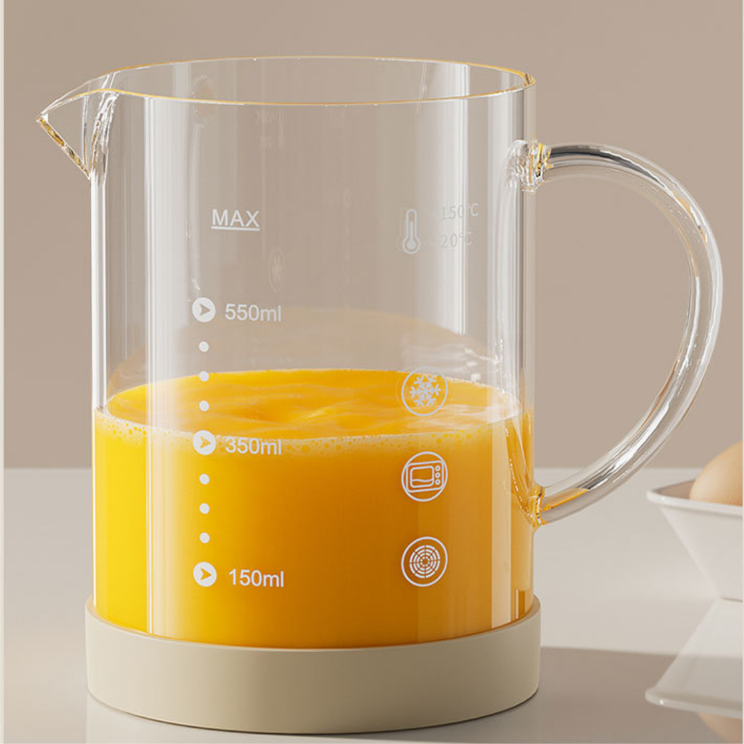 Homero Multi-Purpose Semi-Automatic Easy Operation Manual Mixing Jar - 550ml Capacity