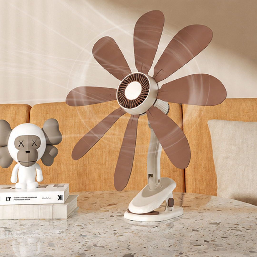 8 Blade High Airflow Clip On Electric Cooling Fan