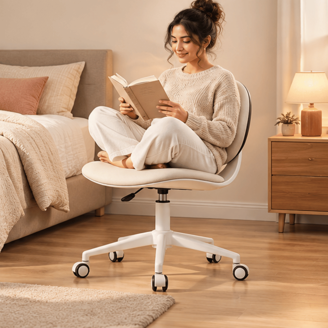 Modern Ergonomic Swivel Adjustable Height Chair with Soft Cushion
