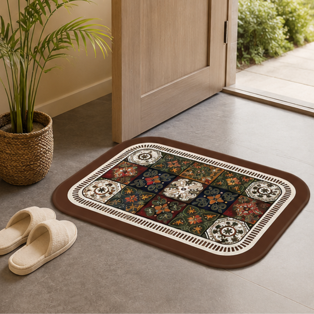 Quick Dry Water Resistant Anti Skid Floor Mat