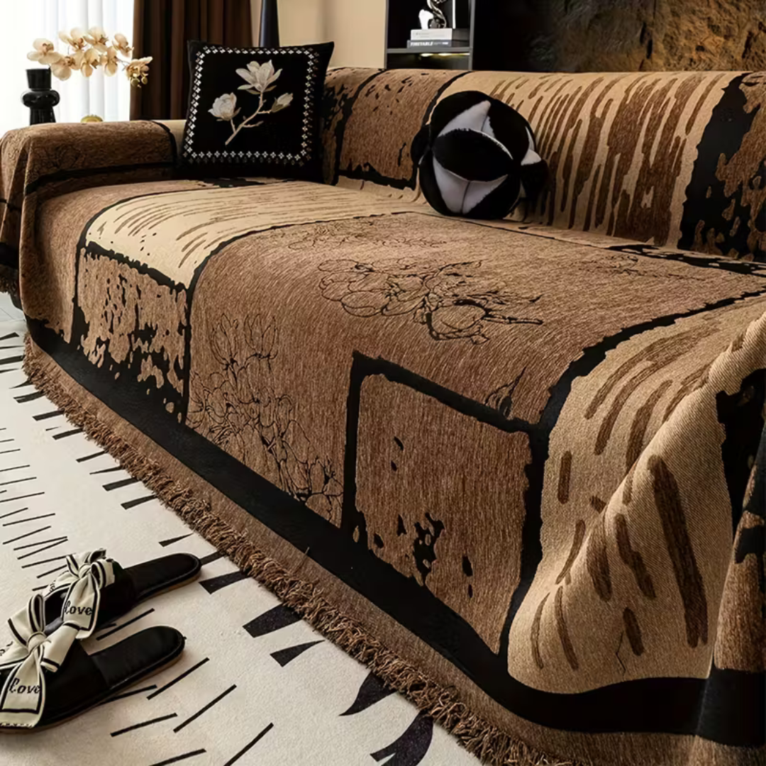 Vintage Chenille Anti Scratch Throw Sofa Cover