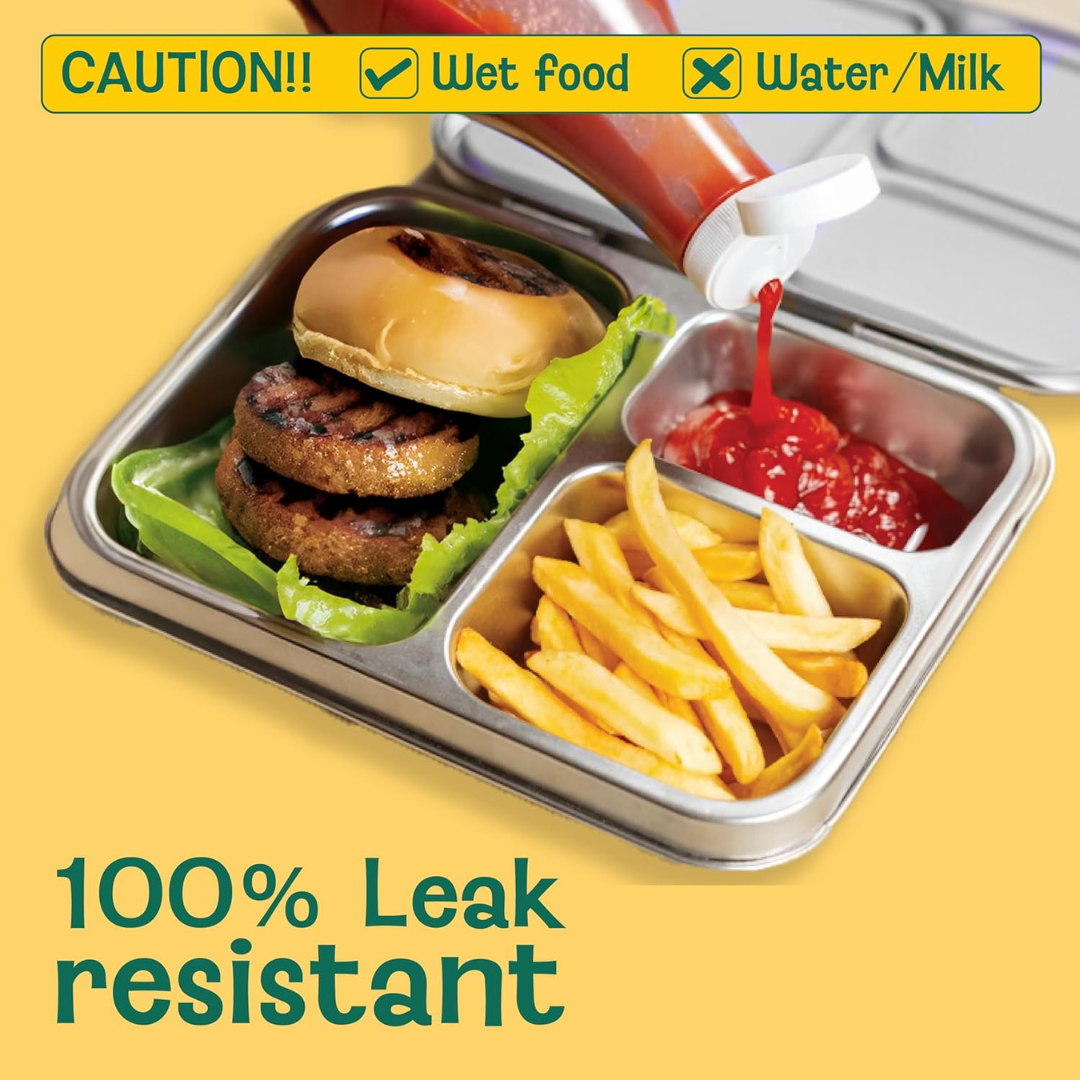 HOMERO Premium Stainless Steel Bento Lunch Box - 900ml Capacity