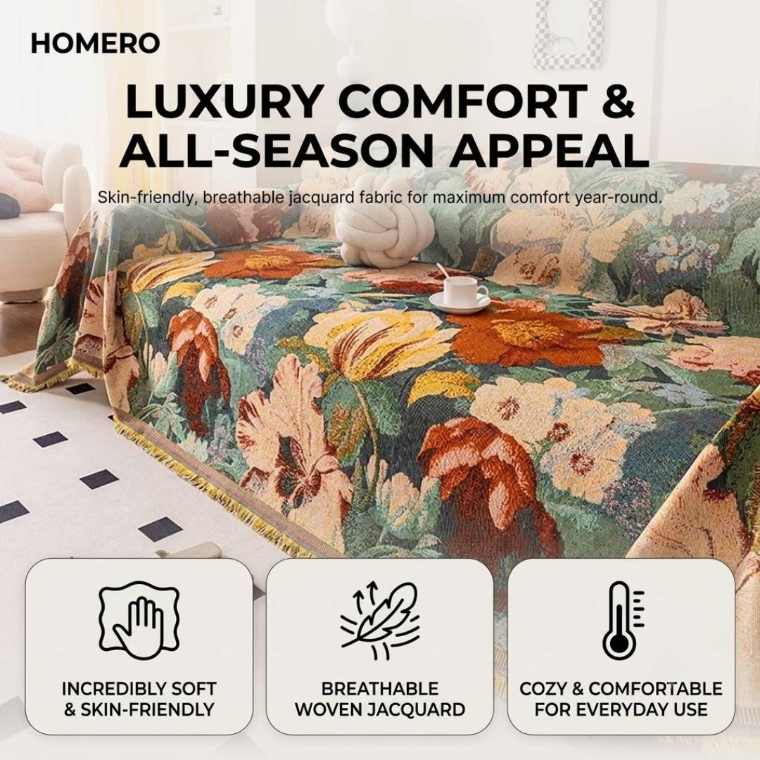 Reversible Jacquard Anti Slip Washable Sofa Cover