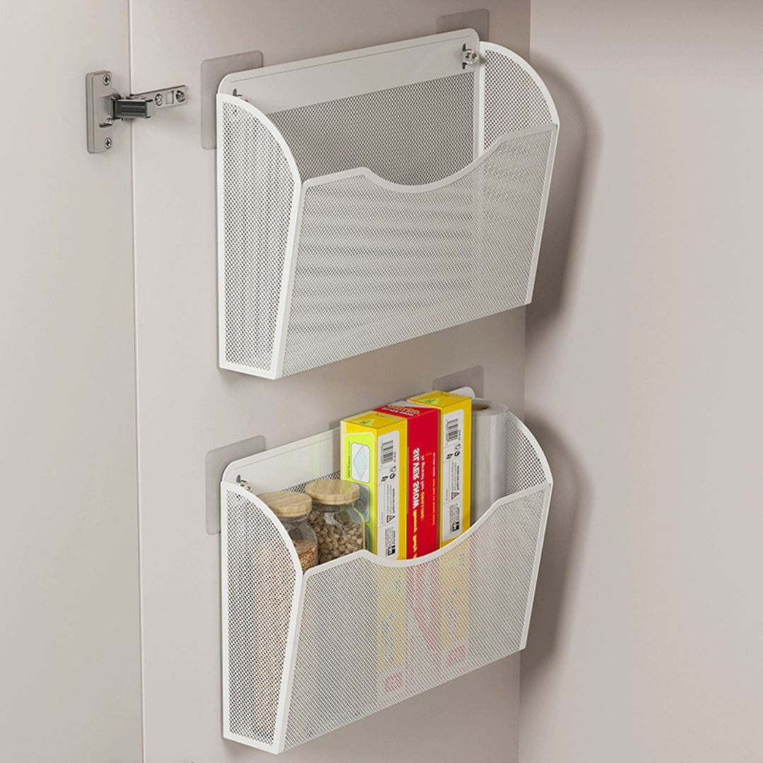 Premium Mesh Wall Mounted Multi-Use Storage Rack