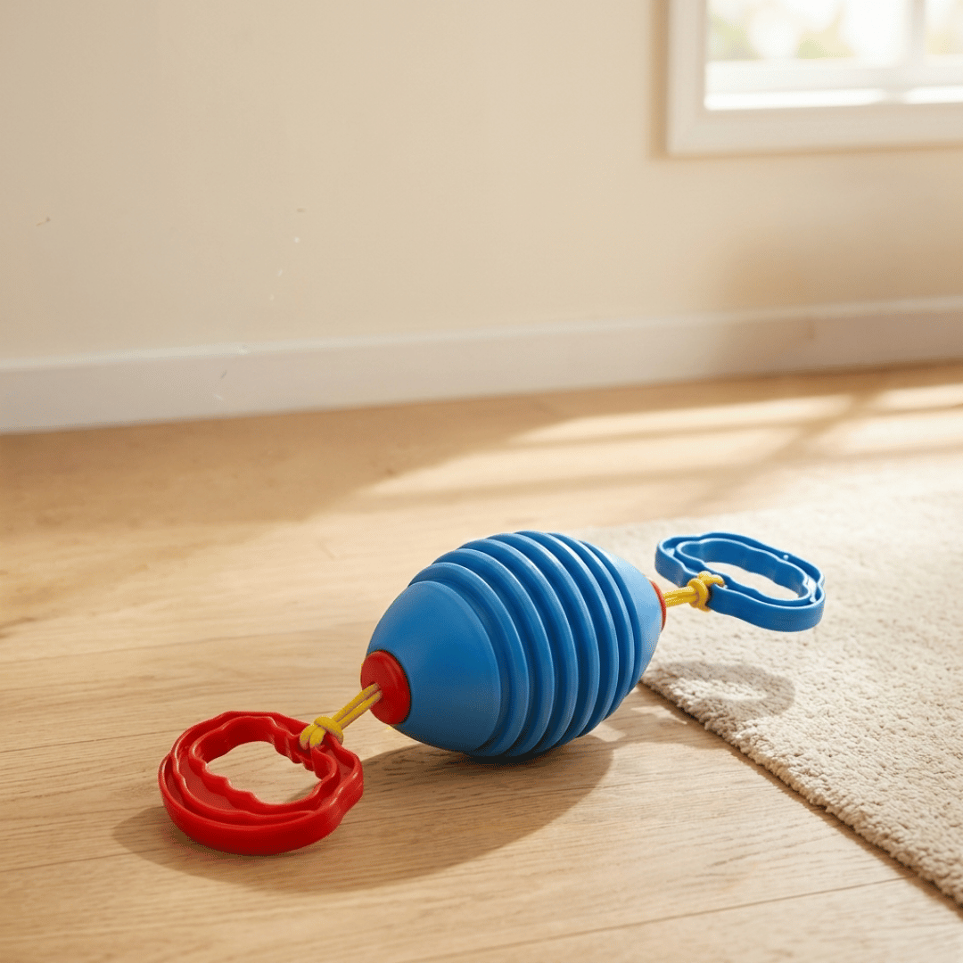 Colorful Children Training Pull Up Shuttle Ball Toy