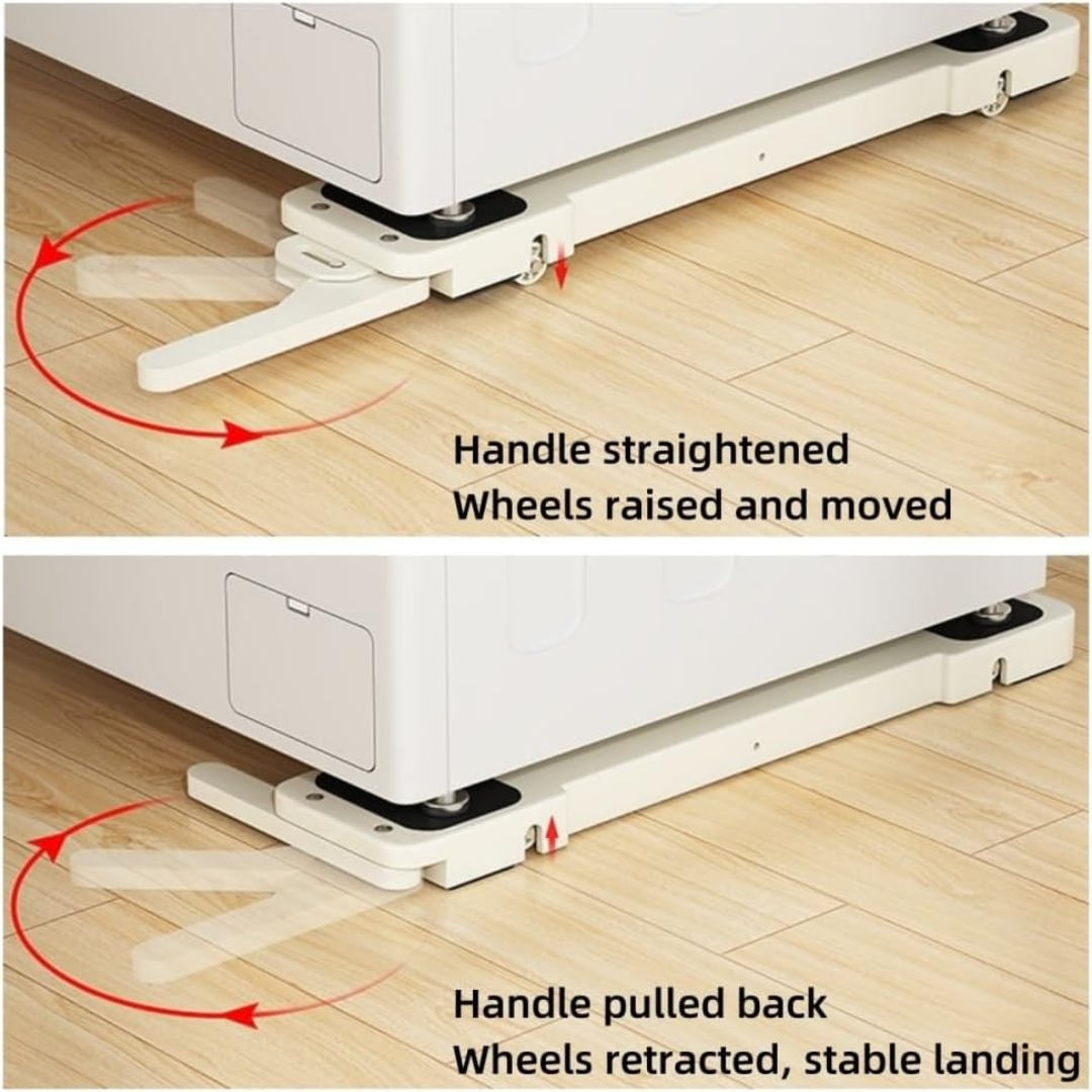 Heavy Duty Appliance Roller Stand with Raise Lower Wheels