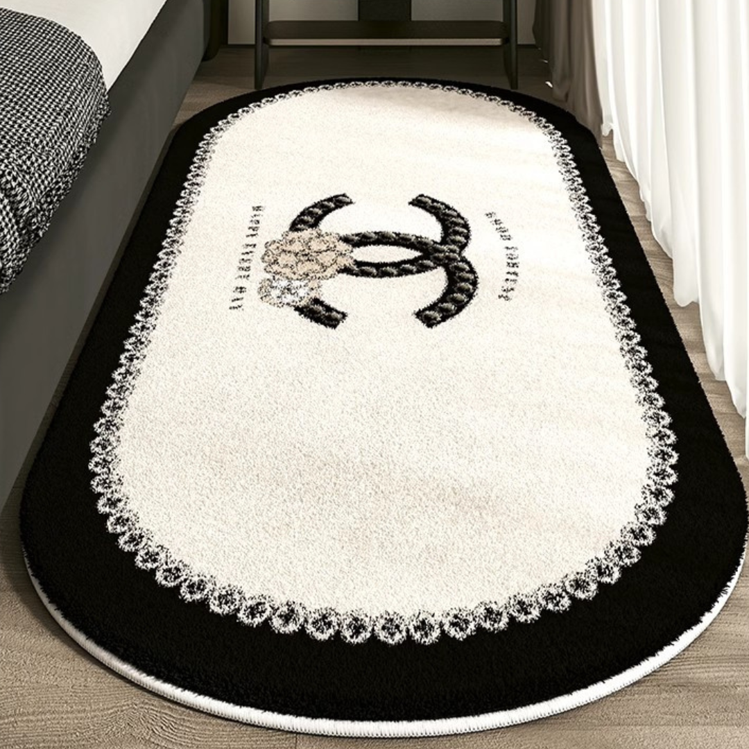 Homero Ultra Soft Cashmere Touch Bedroom Mat Non Slip Surface 60x180CM