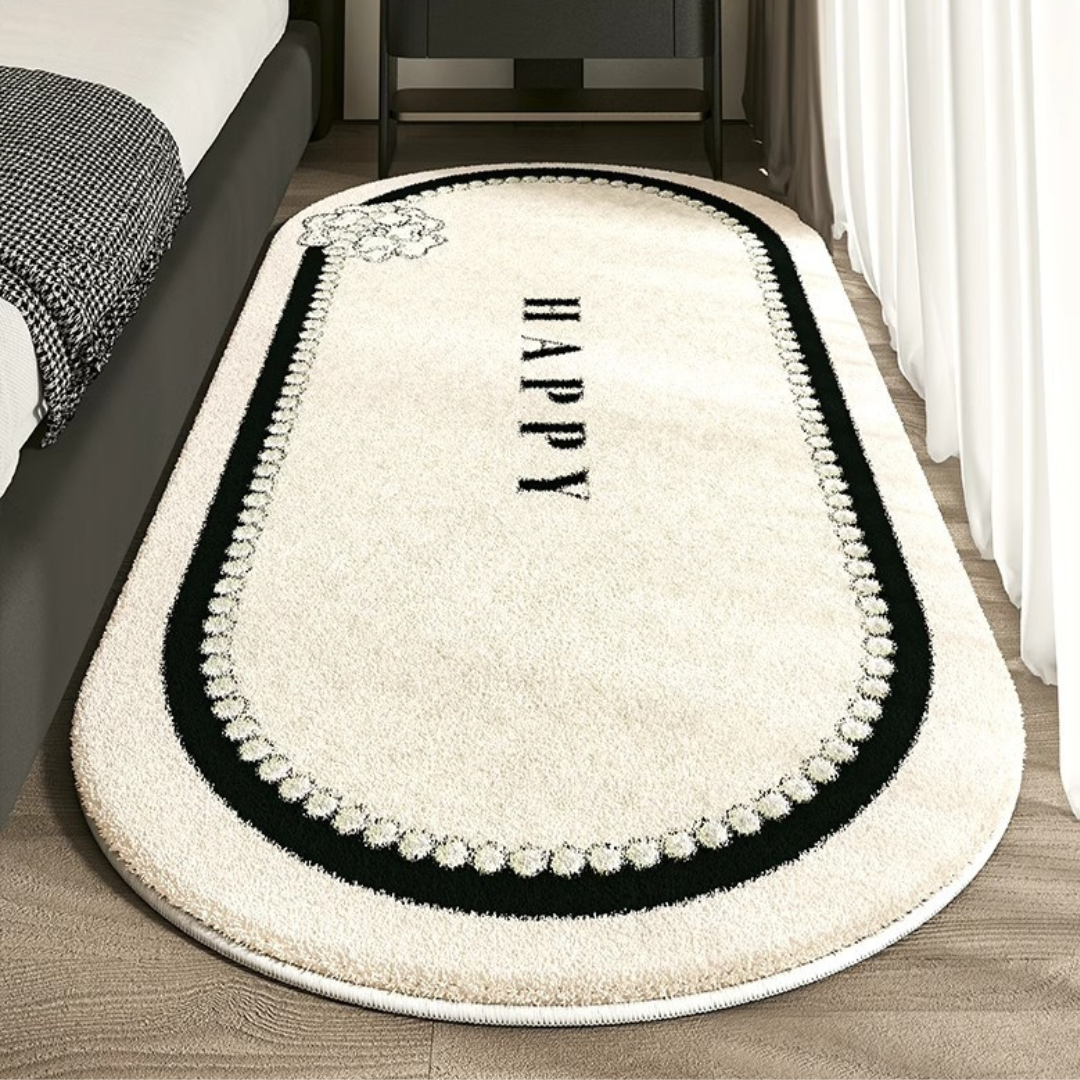 Homero Ultra Soft Cashmere Touch Bedroom Mat Non Slip Surface 60x180CM
