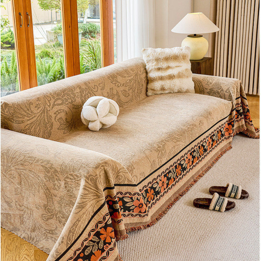 Luxury Chenille Fabric Multi-Purpose Throw Sofa Cover