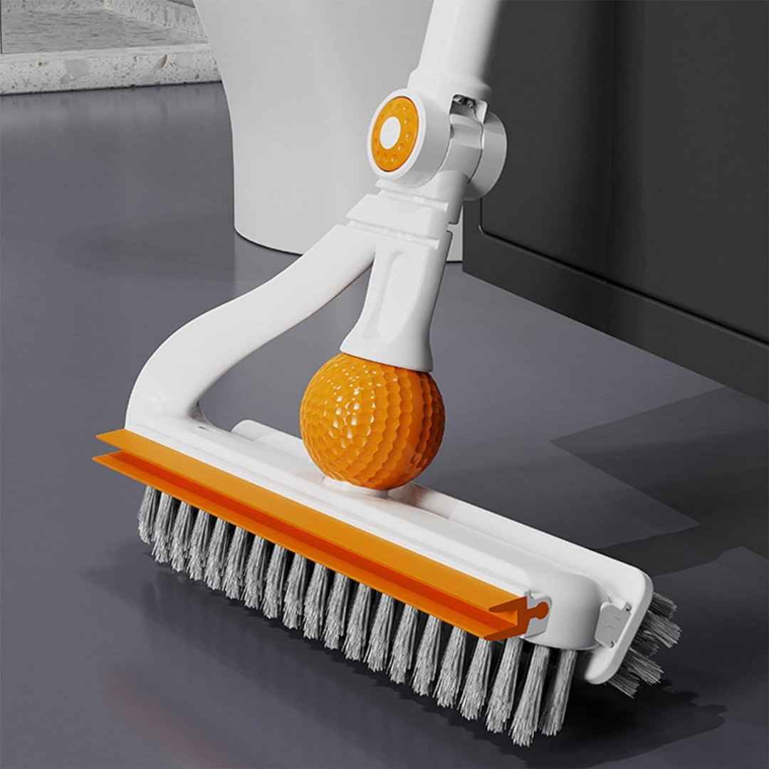 4 in 1 Rotating Floor Scrub Brush - 110cm