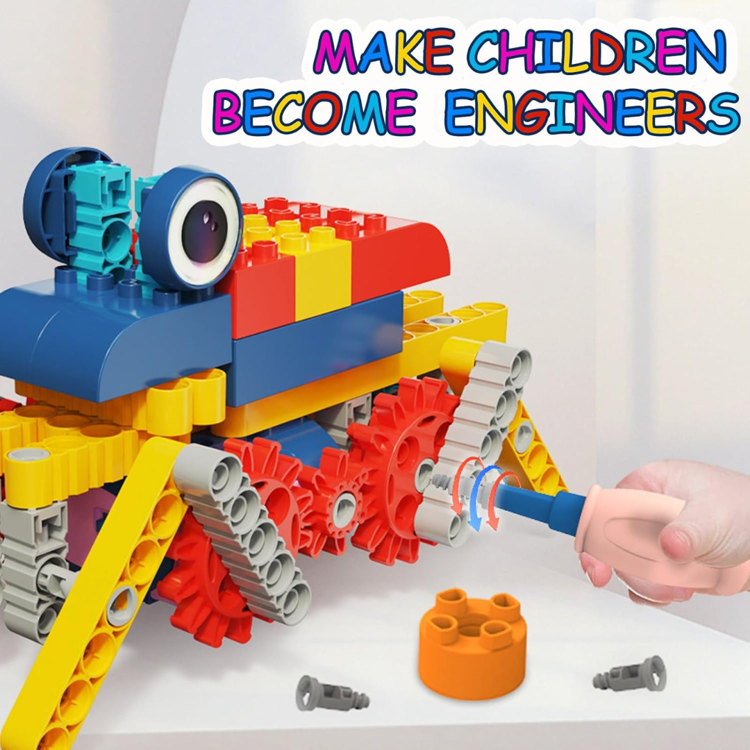 Creative Engineering Building Block Toy Set - 126 Pieces