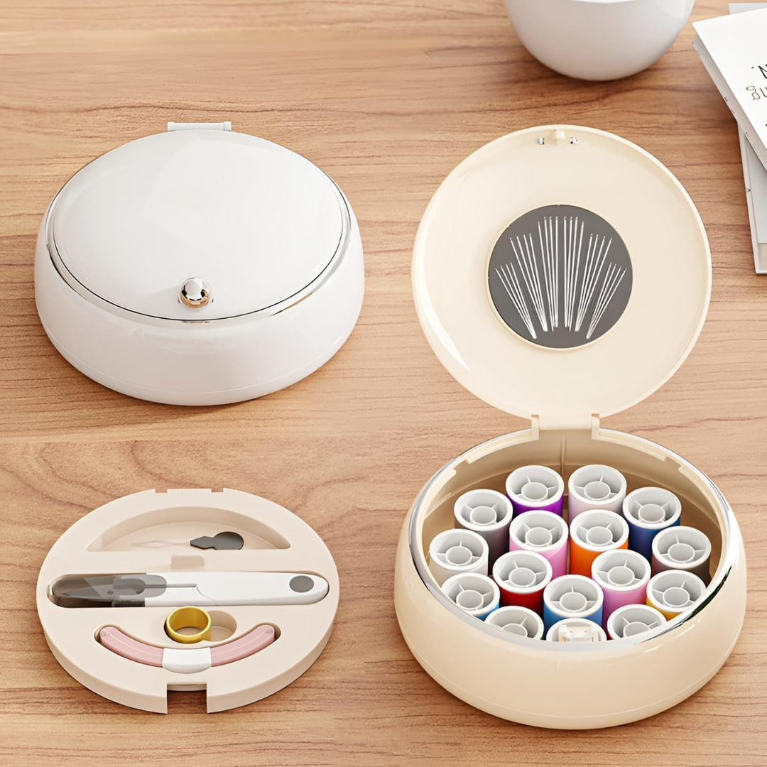 Magnetic Sewing Portable Storage Organizer Box with Sewing Accessories