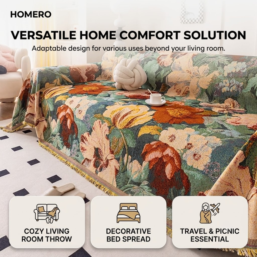 Reversible Jacquard Anti Slip Washable Sofa Cover