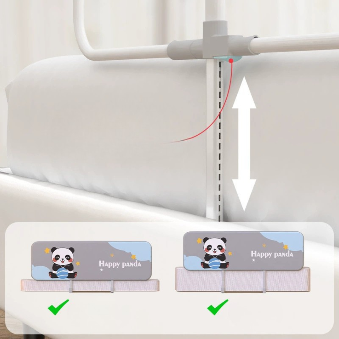 HOMERO Portable Bed Guardrail Safe Foldable Sleep Protection