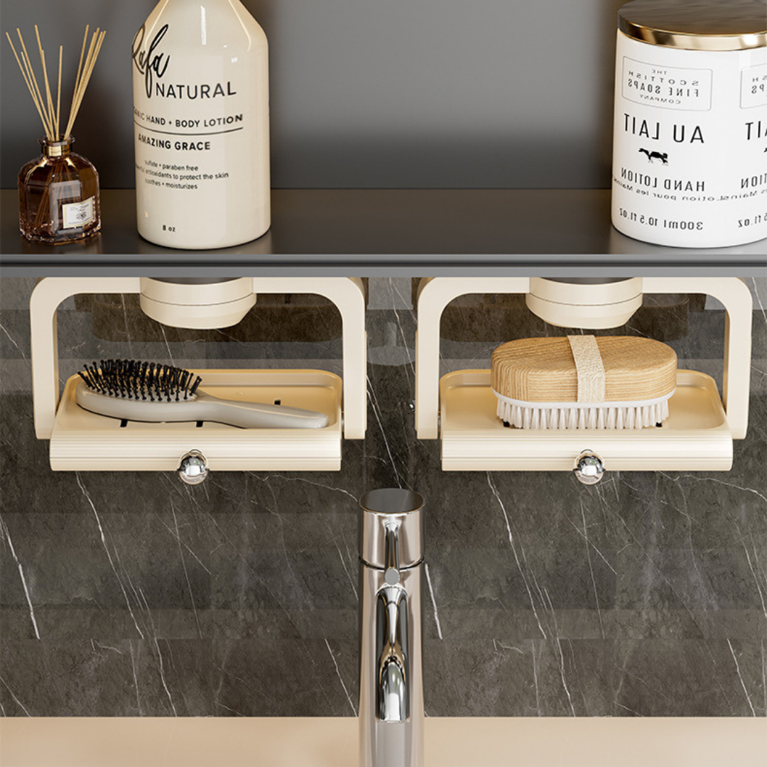 HOMERO Wall Mounted Rotating Suction Soap Holder