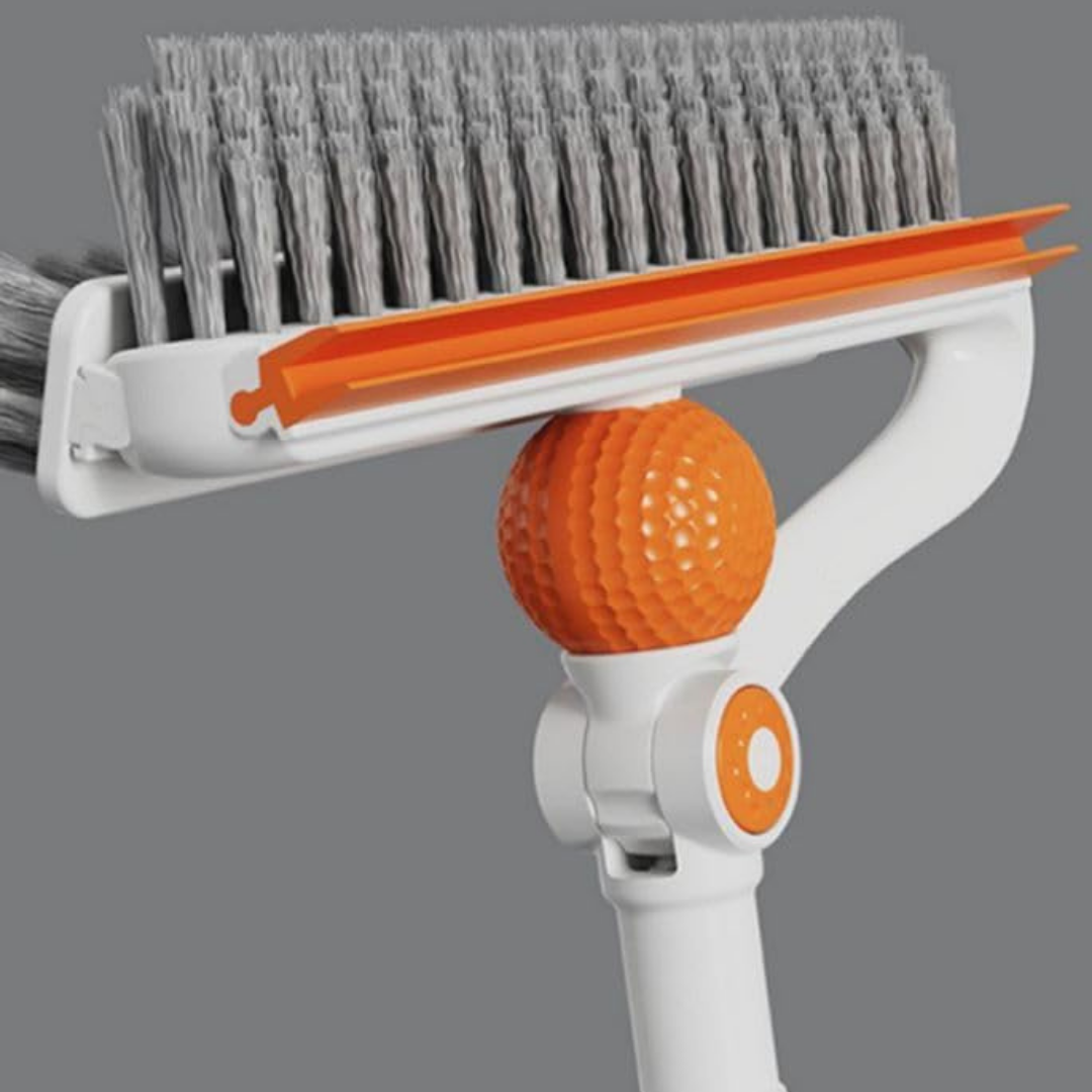 4 in 1 Rotating Floor Scrub Brush - 110cm