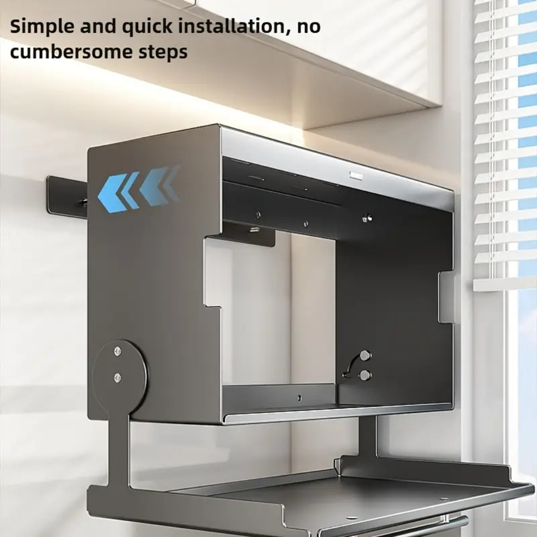 HOMERO Multifunctional Magnetic Flip-Top Kitchen Storage Rack