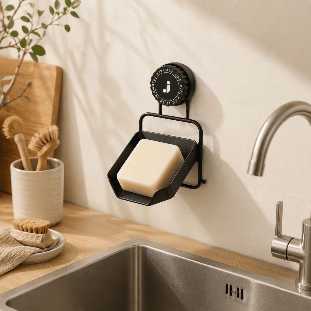 Homero Stylish Wall Mounted Iron Soap Holder