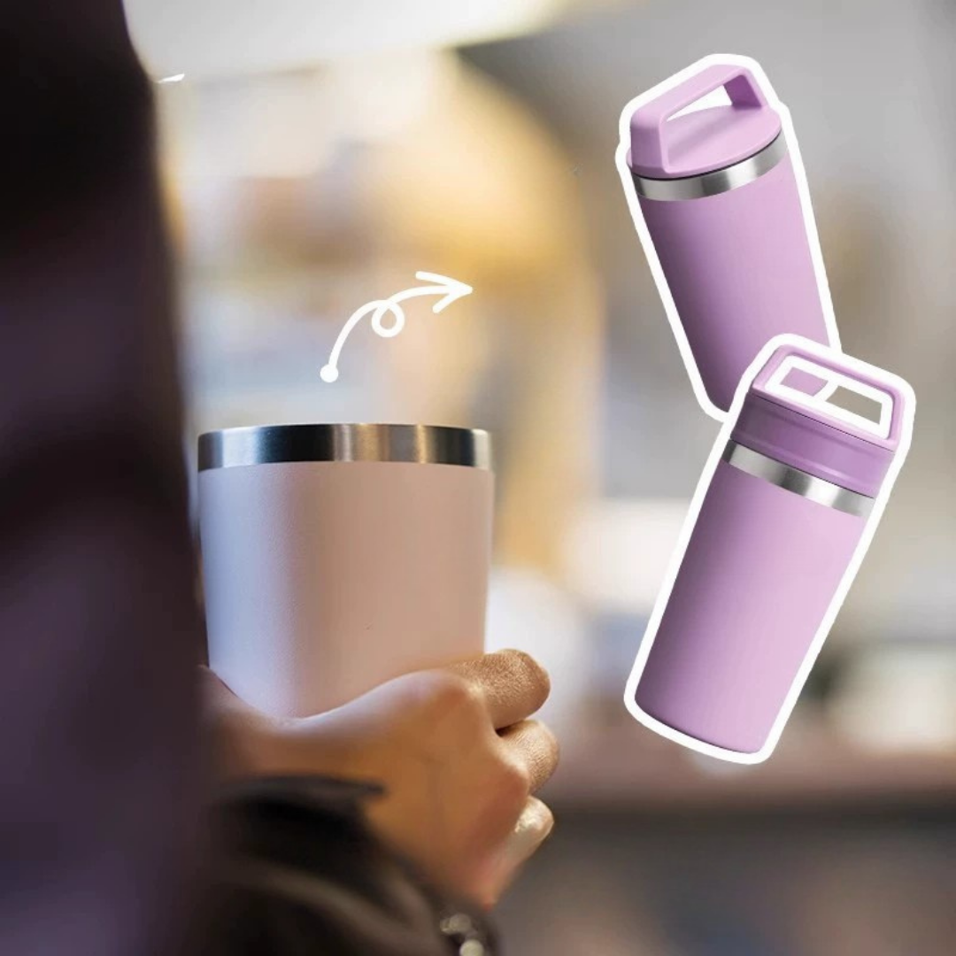 Homero Insulated Travel Bottle With Leakproof Lid 354ml