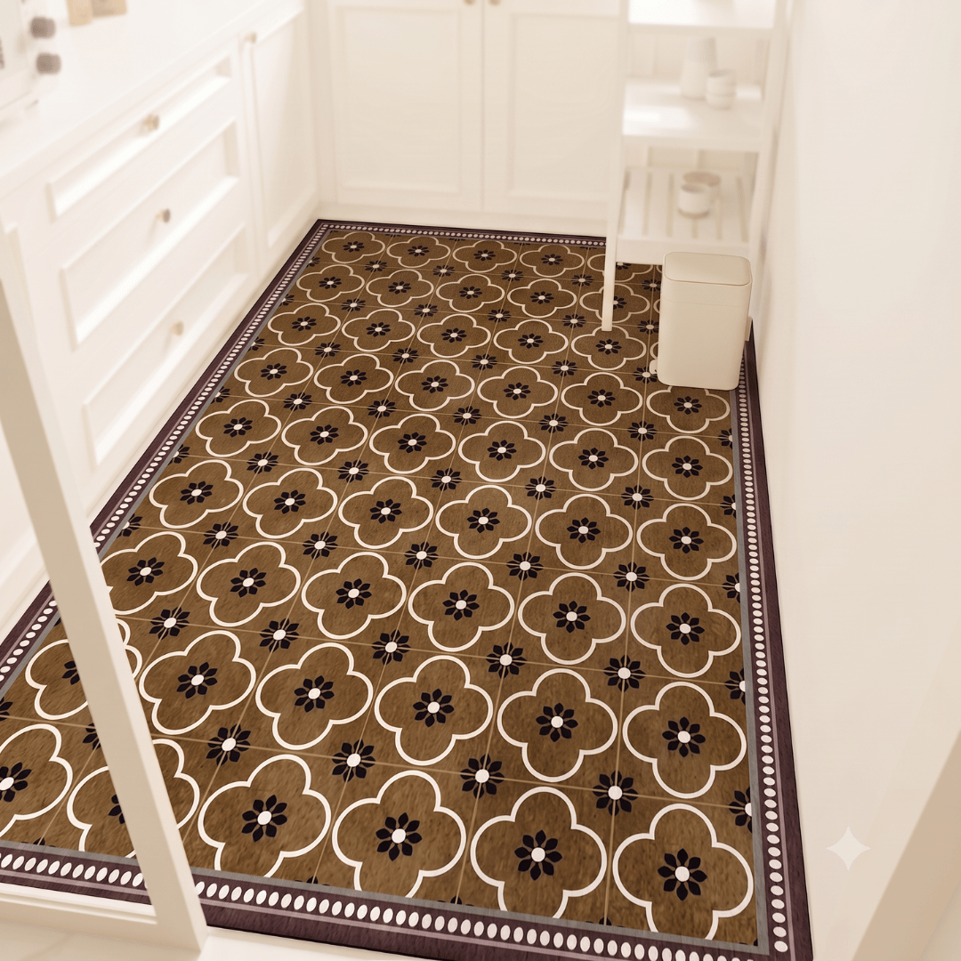 Premium Geometric Quick Dry Kitchen Floor Mat