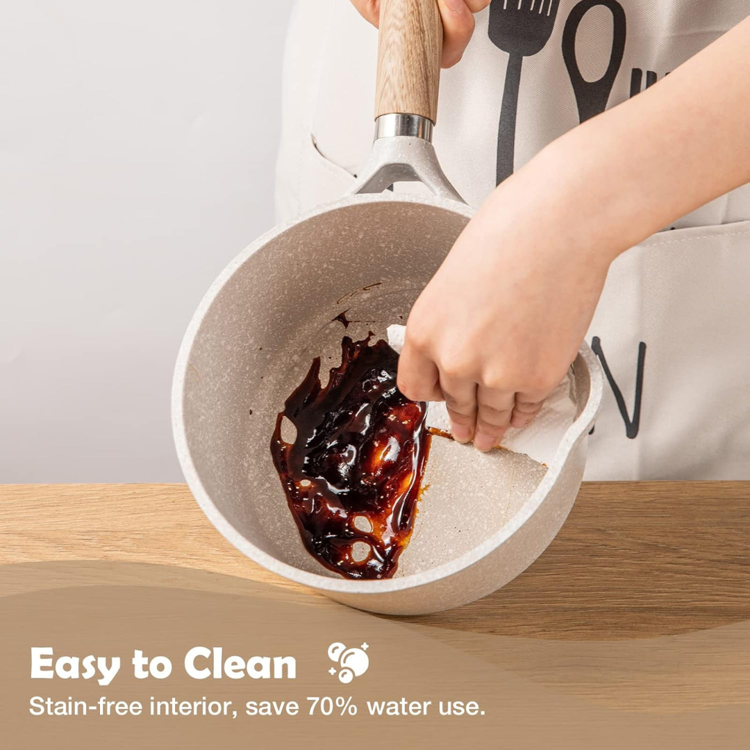 Homero Non-Stick Multi-Use Granite Pan With Pour Spout - 16cm 1.5L