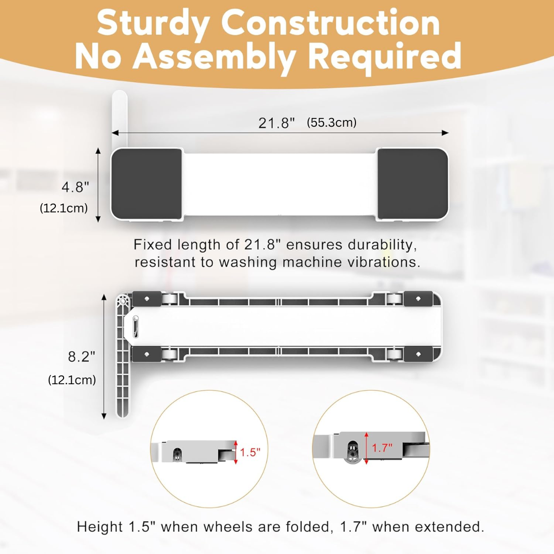 Heavy Duty Appliance Roller Stand with Raise Lower Wheels