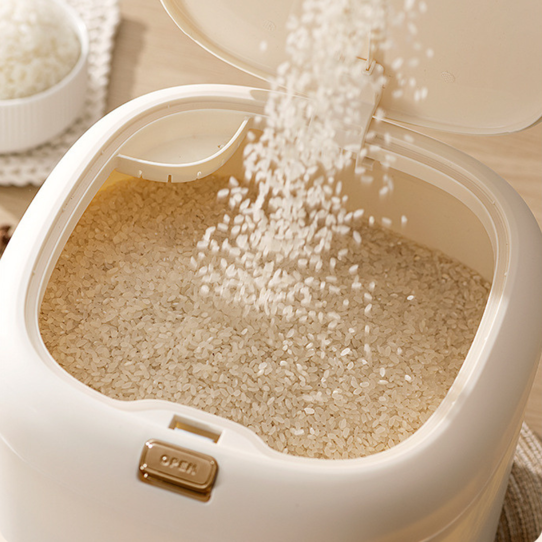 HOMERO Multi-Purpose Airtight Double Seal Grain Storage Container Lid