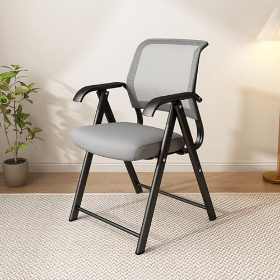 HOMERO Premium Ergonomic Folding Comfortable Metal Frame Design Mesh Chair