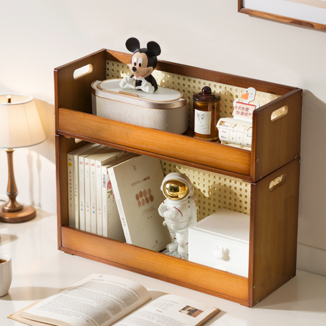 Premium Bamboo Multi-Scene Usage Countertop Storage Cabinet