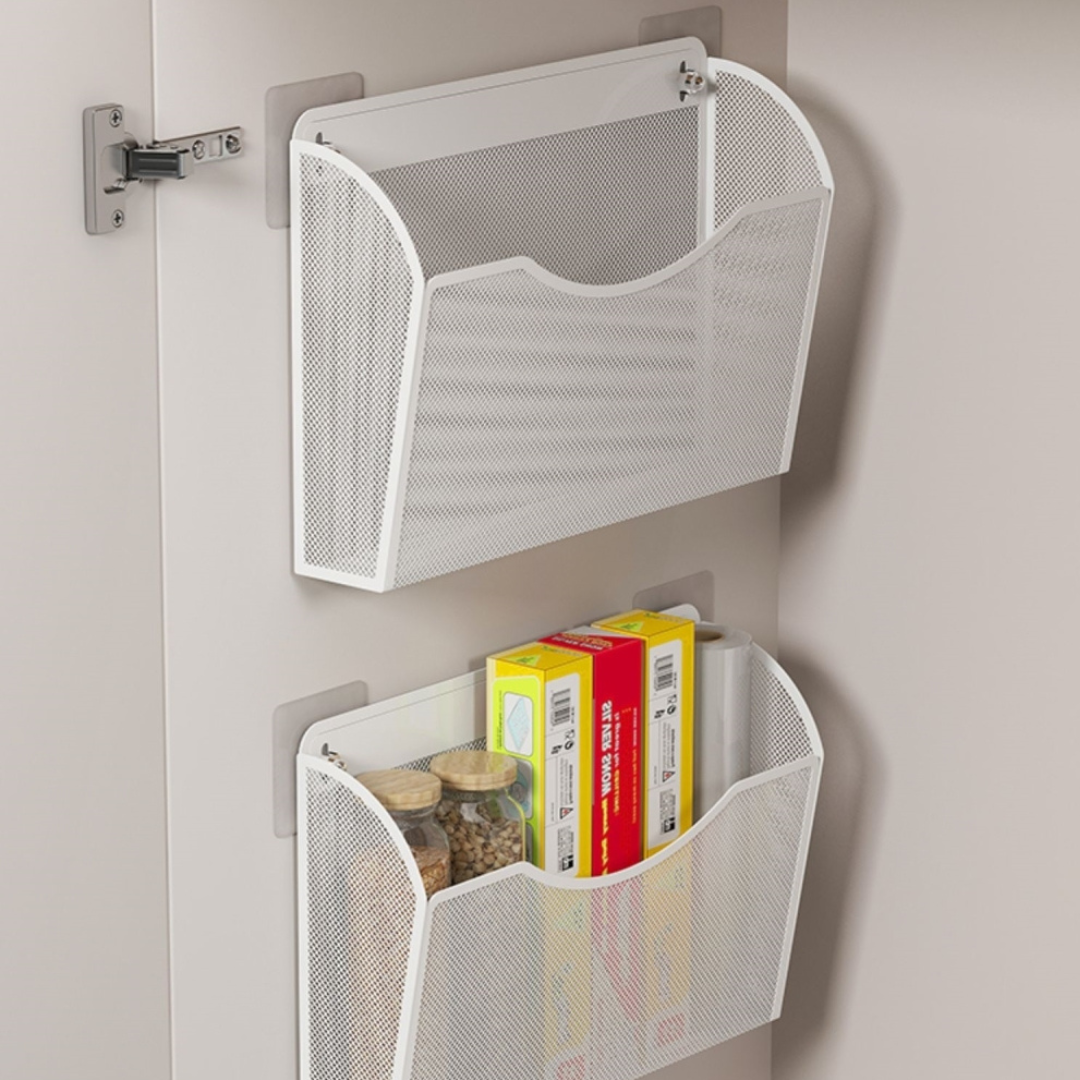 Premium Mesh Wall Mounted Multi-Use Storage Rack