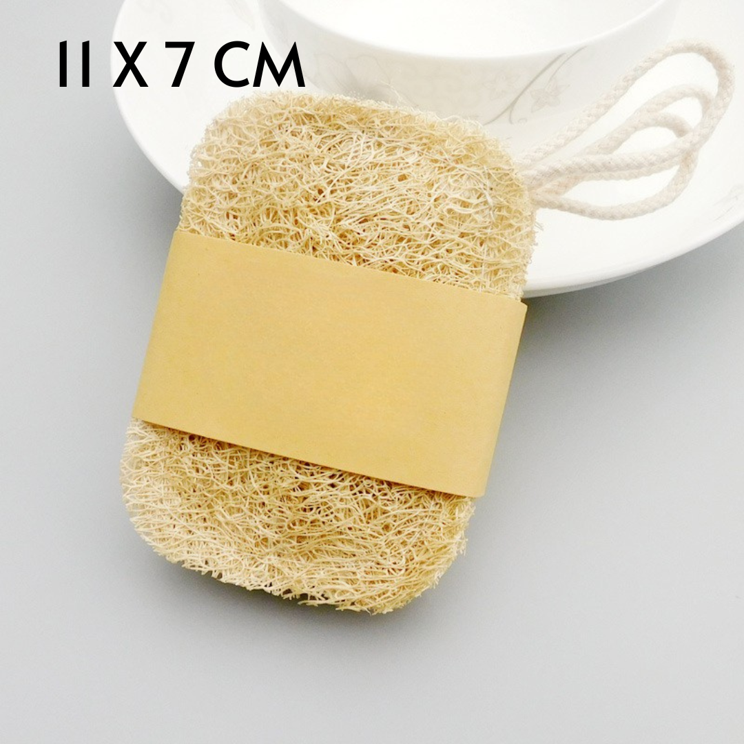 Homero Reusable Long Lasting Natural Cleaning & Bathing Loofah Pads