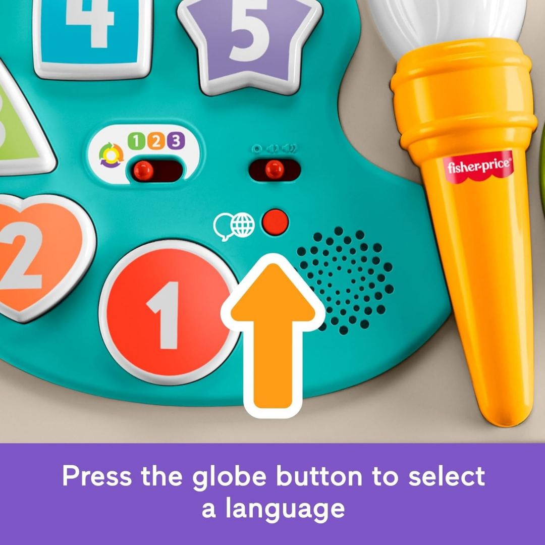 HOMERO  4-in-1 Laugh Learn Educational Activity Table with Musical Easel Toy