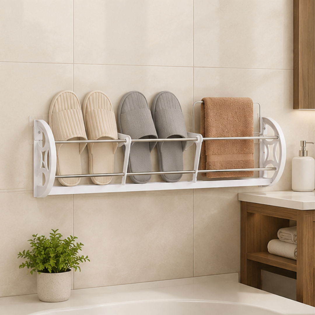 Durable Stainless Steel Wall Mounted Shoe Organizer