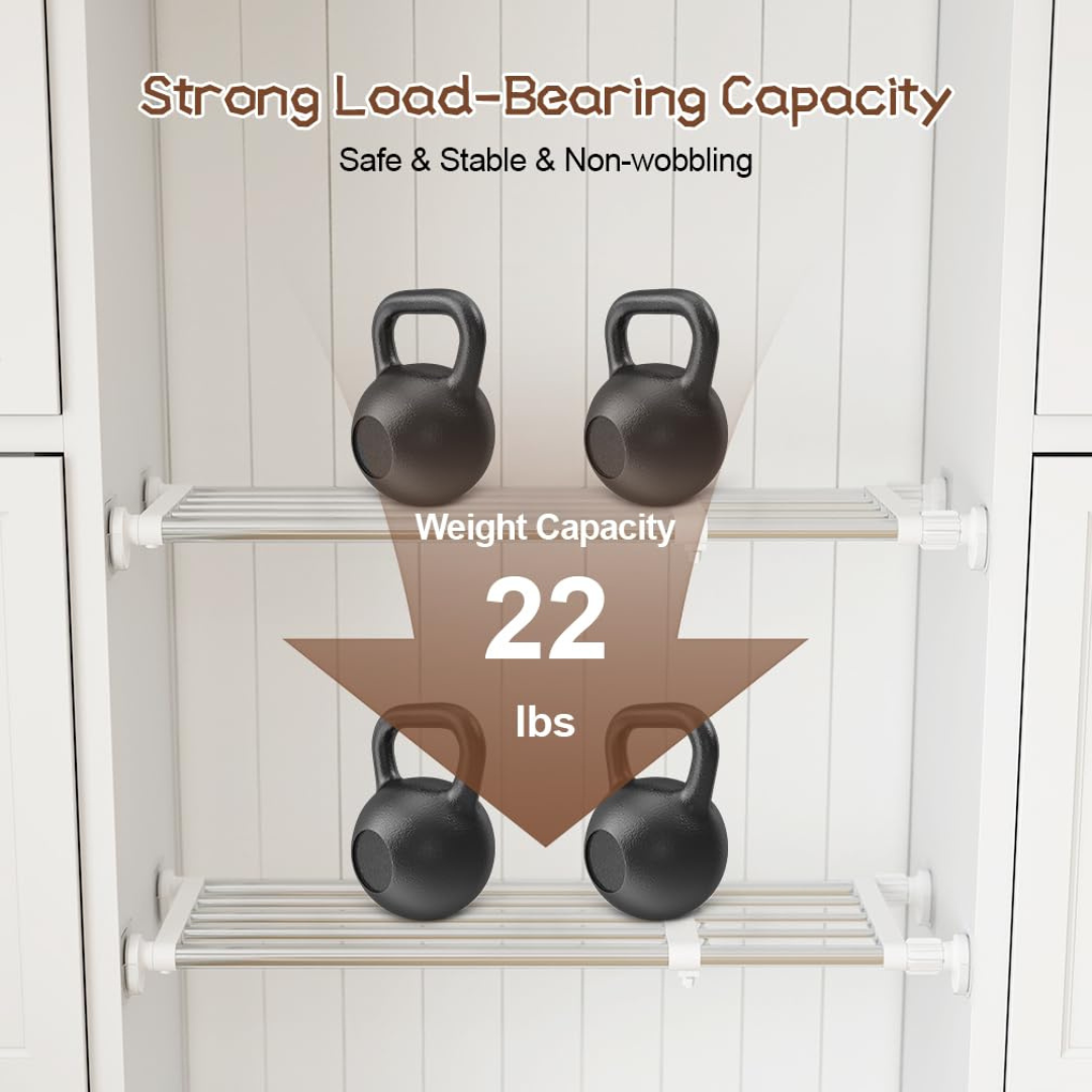Multipurpose Adjustable Stainless Steel Storage Rack