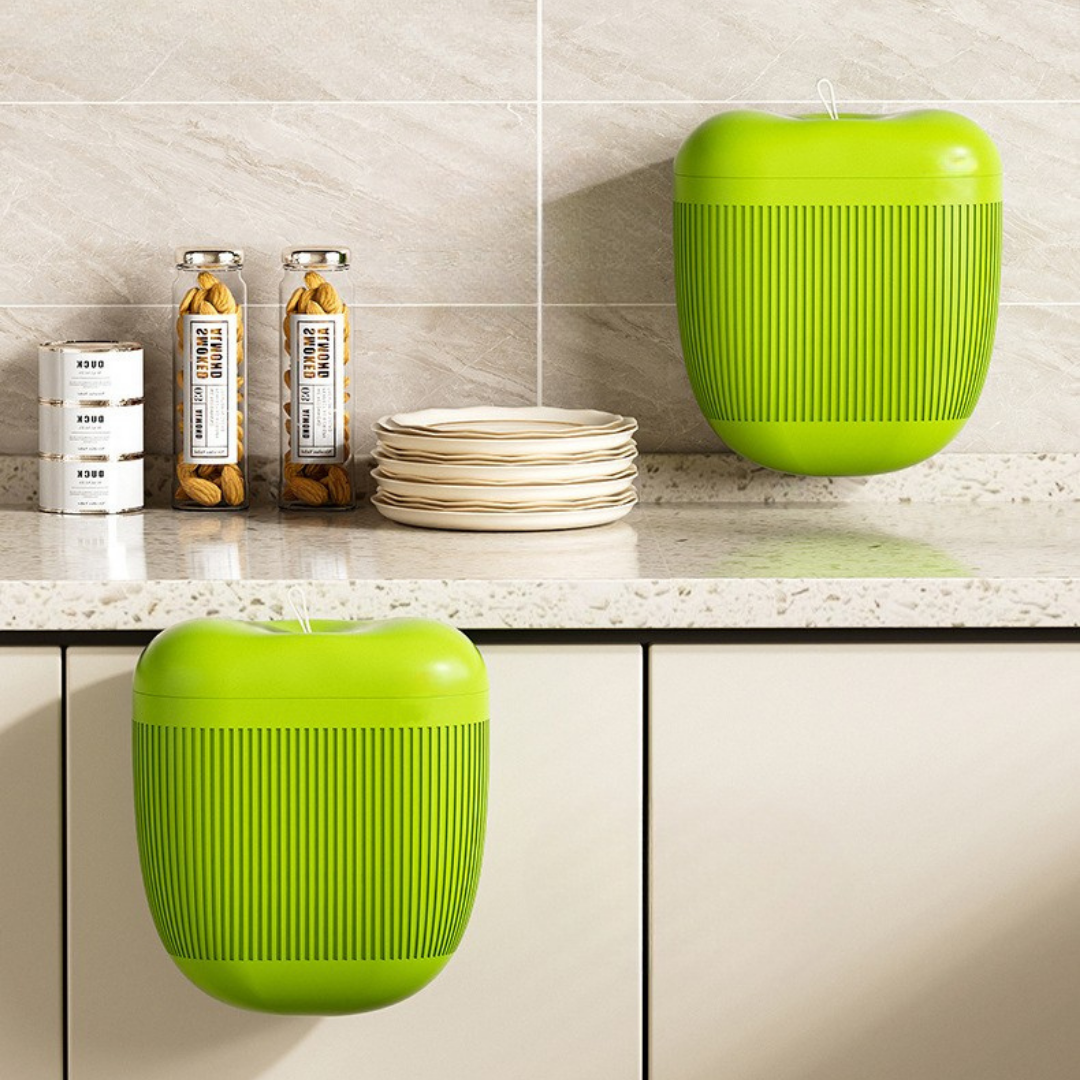 Homero Stylish Wall Mounted Dustbin with Lid 10 Litre Capacity