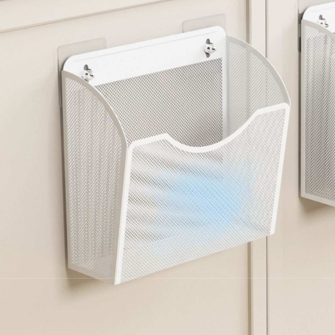 Premium Mesh Wall Mounted Multi-Use Storage Rack