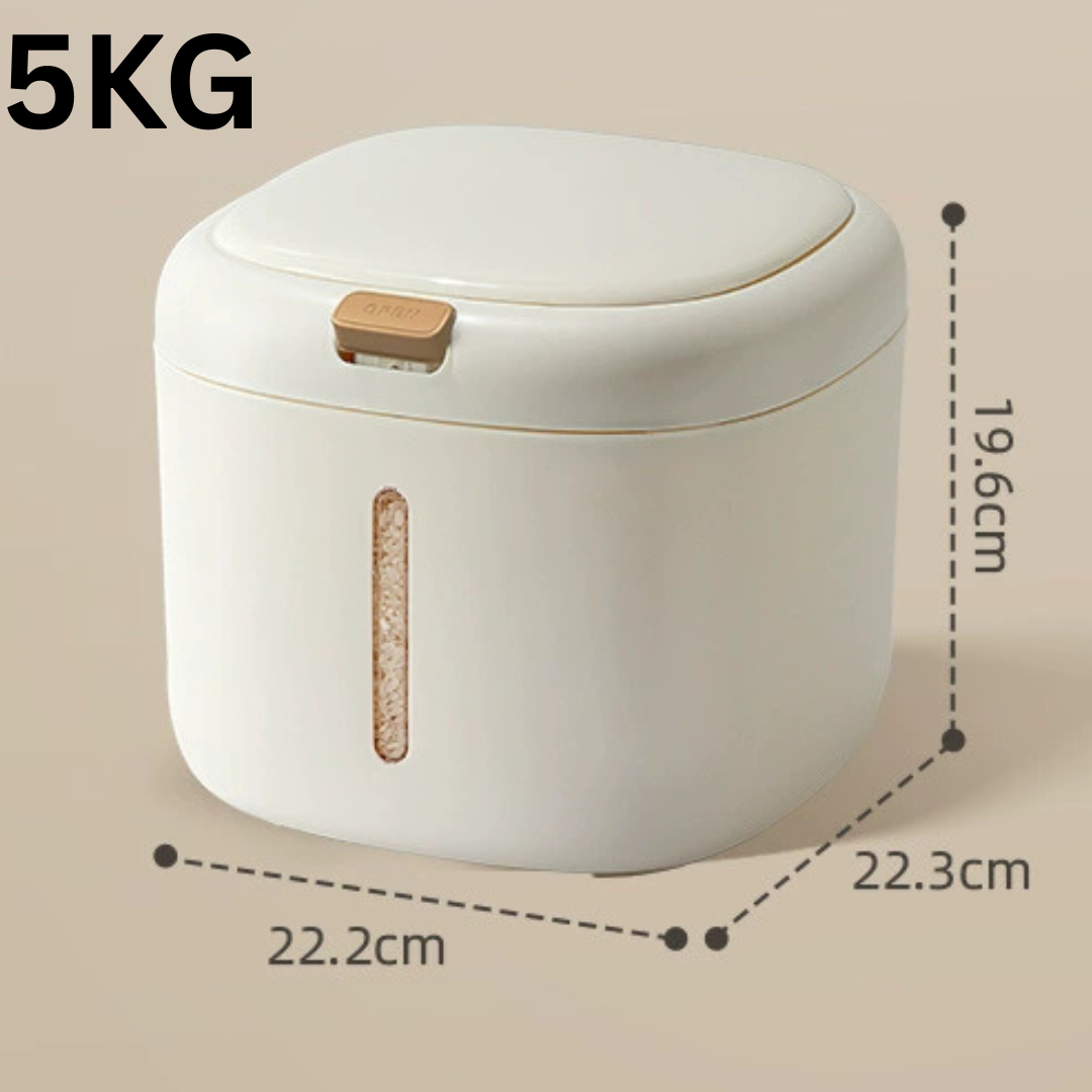 HOMERO Multi-Purpose Airtight Double Seal Grain Storage Container Lid