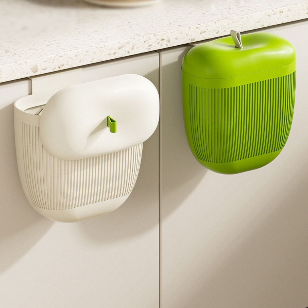 Homero Stylish Wall Mounted Dustbin with Lid 10 Litre Capacity