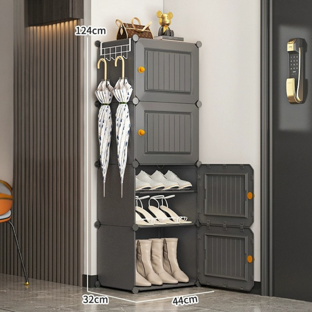 HOMERO Multi-Layer Large Capacity Freestanding Shoe Cabinet Organizer