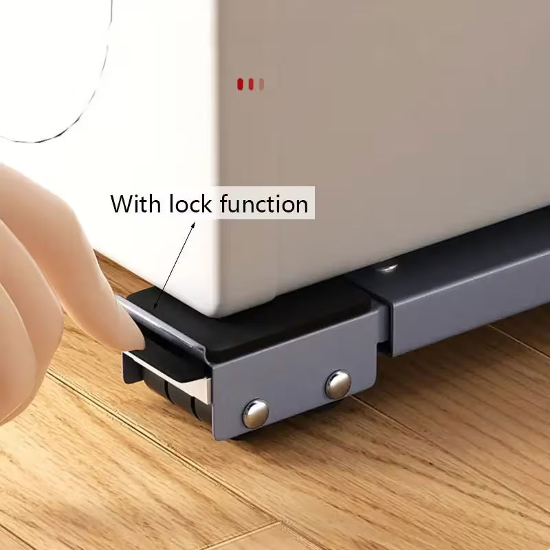 Heavy Duty Appliance Moving Stand with Anti Slip Lockable Roller Base