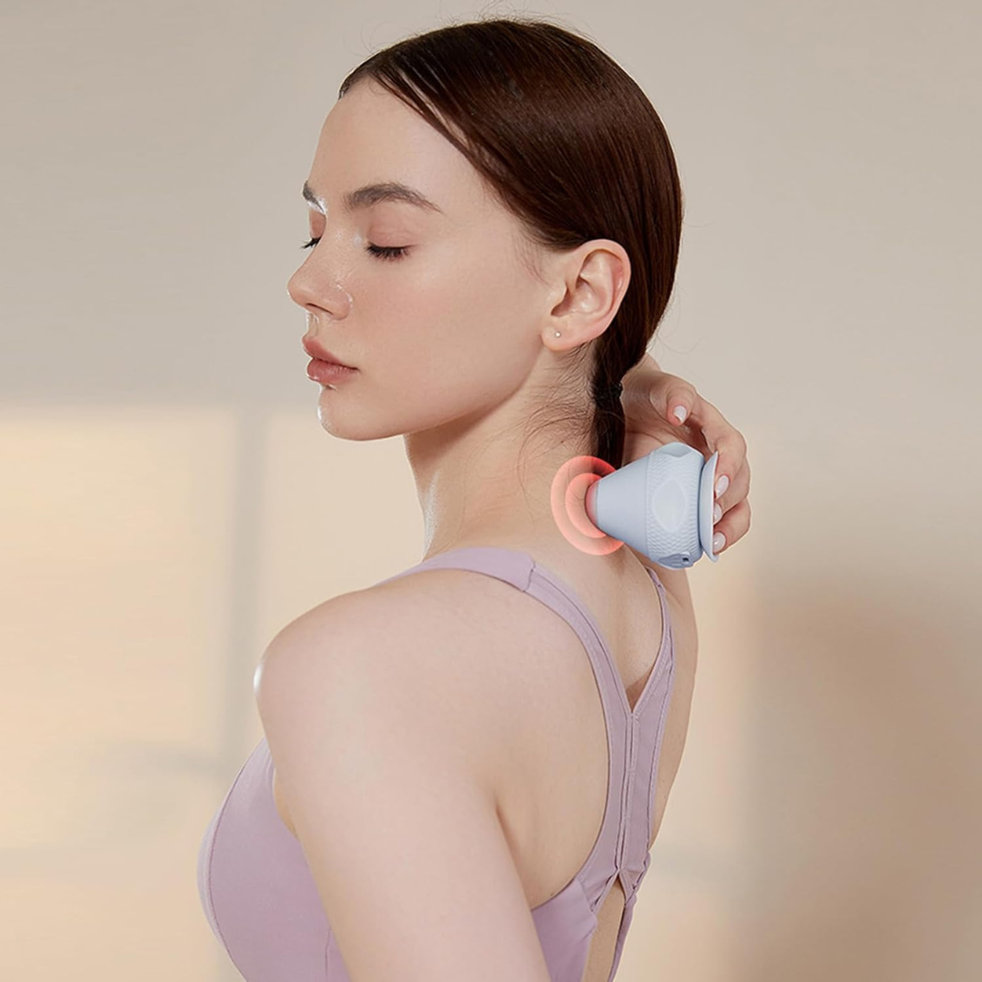 Electric Adsorption Fascia Massage Ball with Heat Vibration