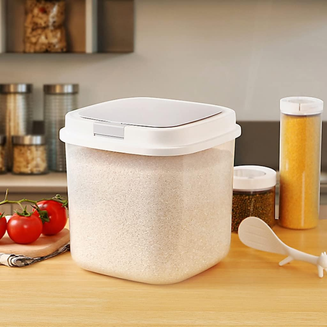 HOMERO Airtight Modern Translucent Grain Storage Container 10KG