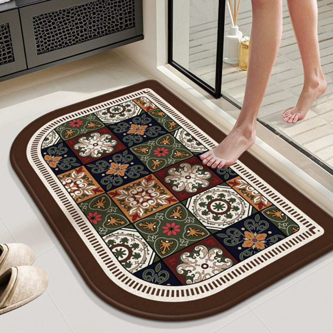 Quick Dry Water Resistant Anti Skid Floor Mat