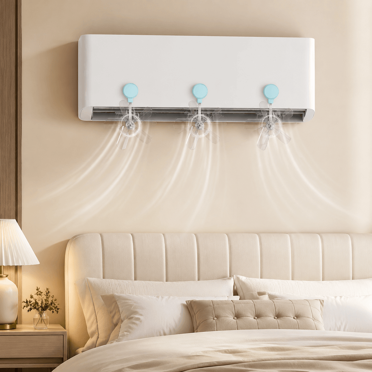 Homero Suction Cup Mounted Wind Deflector for Air-Conditioners