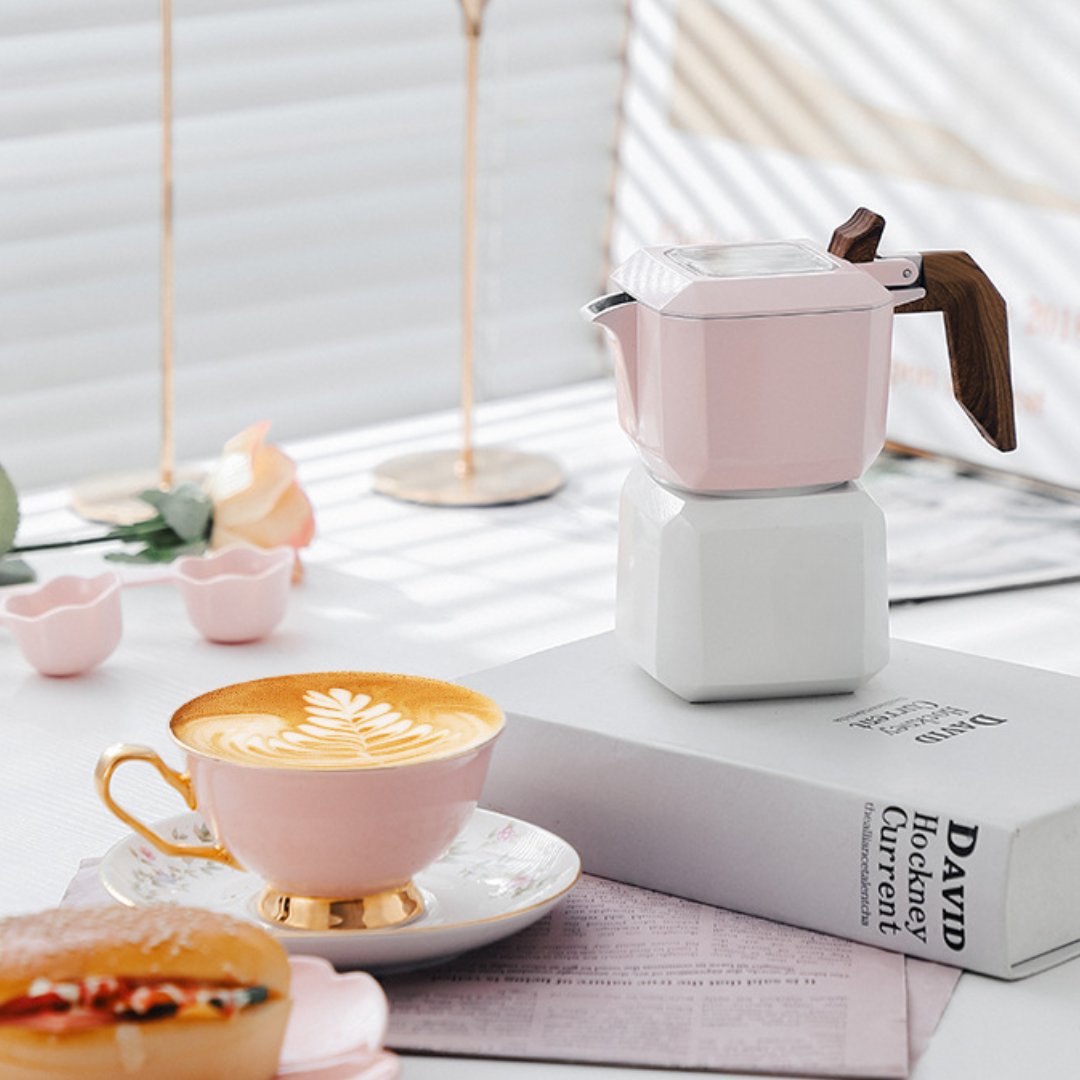 Electric Ceramic Cube Coffee Pot