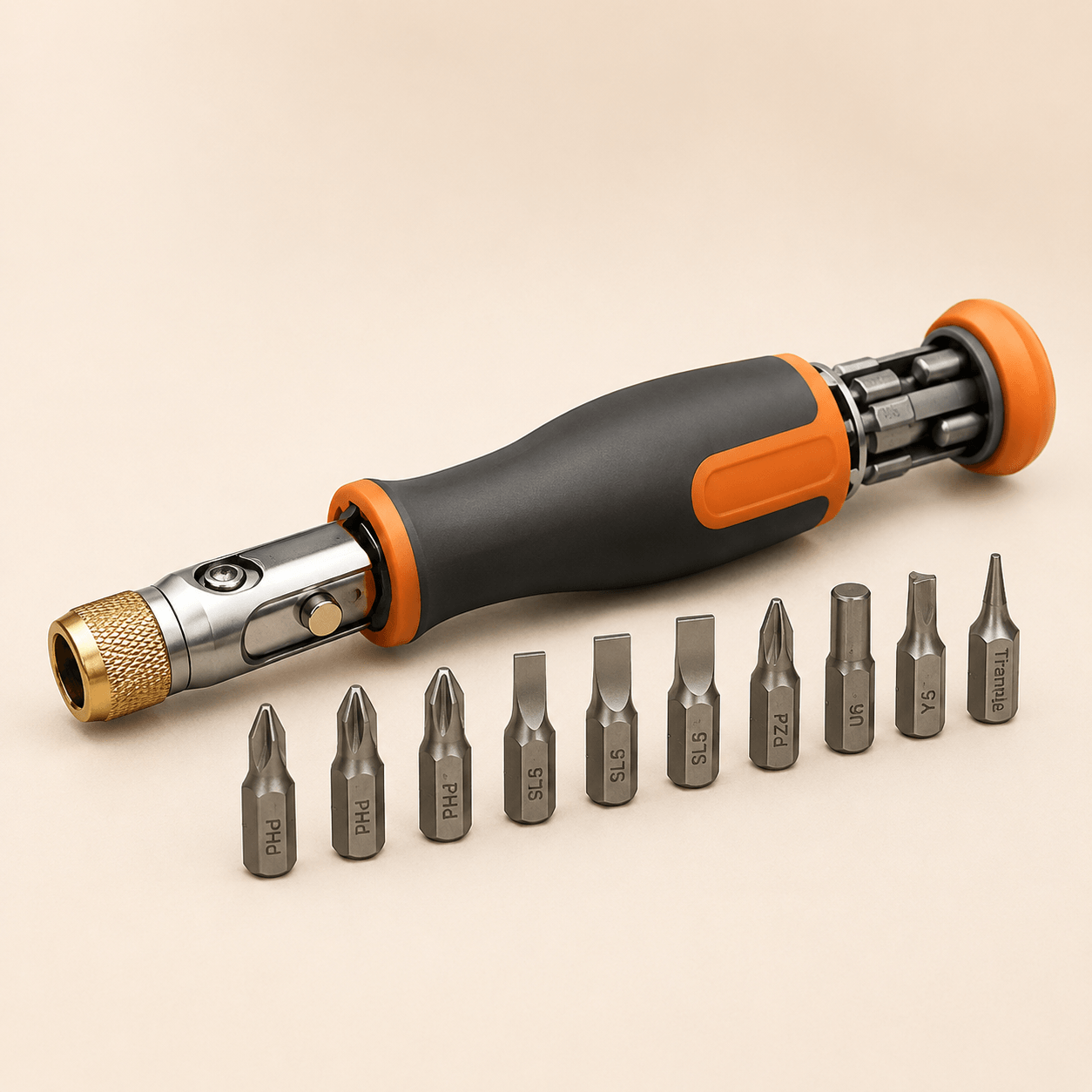 80° Multi Angle Ratchet Screwdriver Set with Hidden Bits