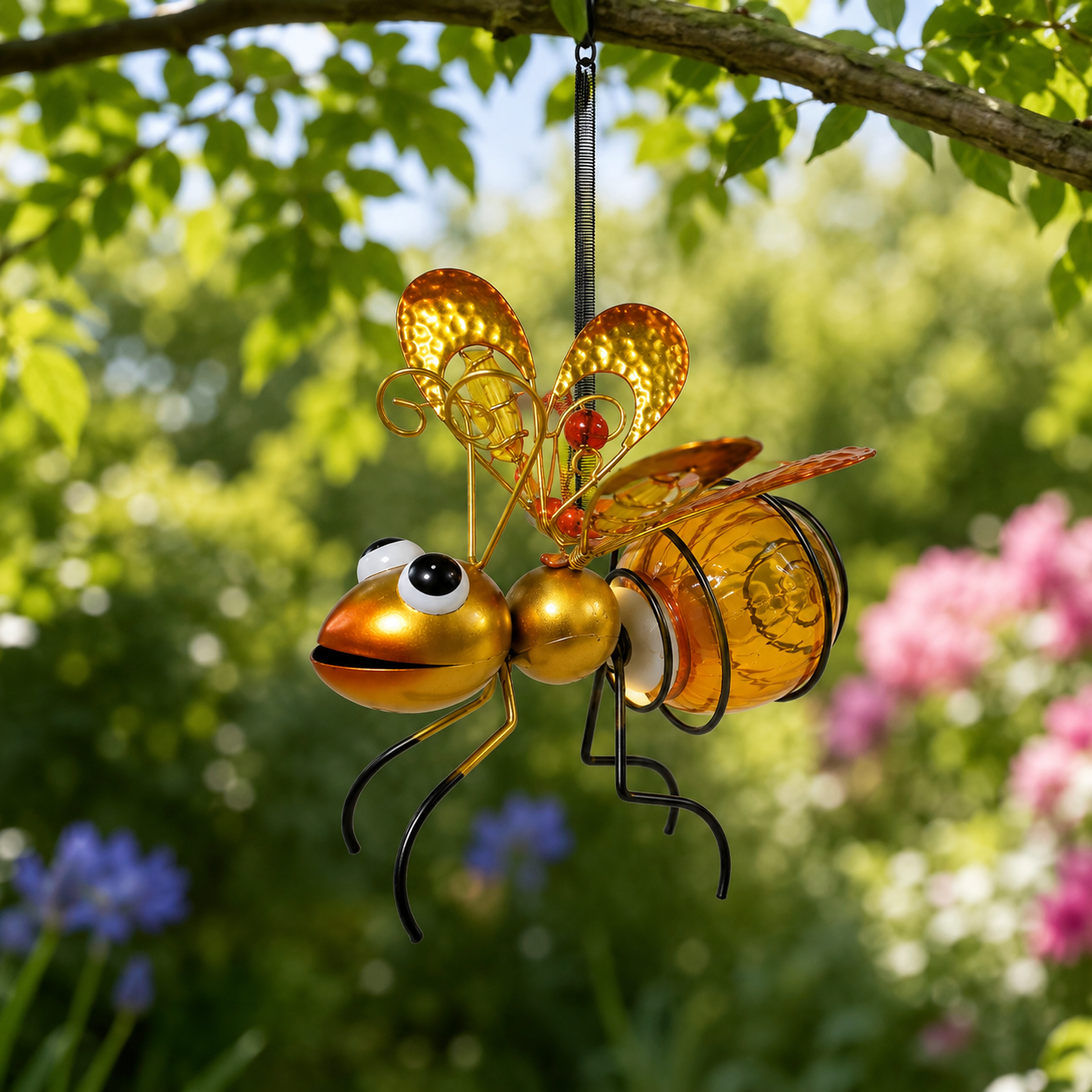 LED Solar Hanging Insect Garden Outdoor Decorative Light