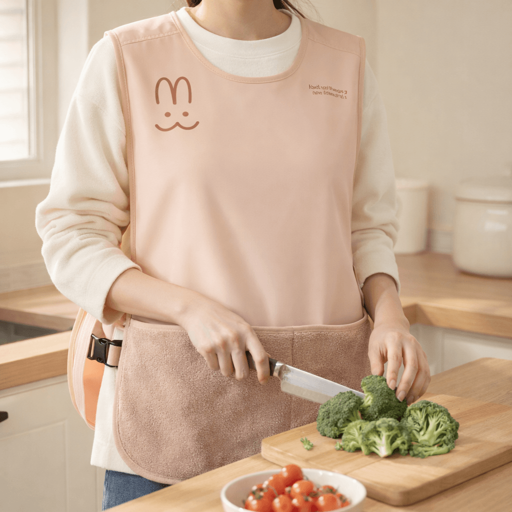 Multipurpose Waterproof and Oil-Proof Kitchen Apron with Pockets
